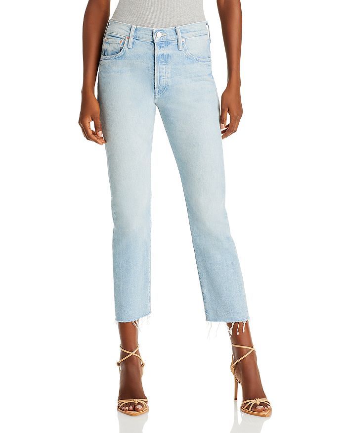 The Scrapper High Rise Ankle Straight Leg Cuff Jeans in Lonely Heart | Bloomingdale's (US)