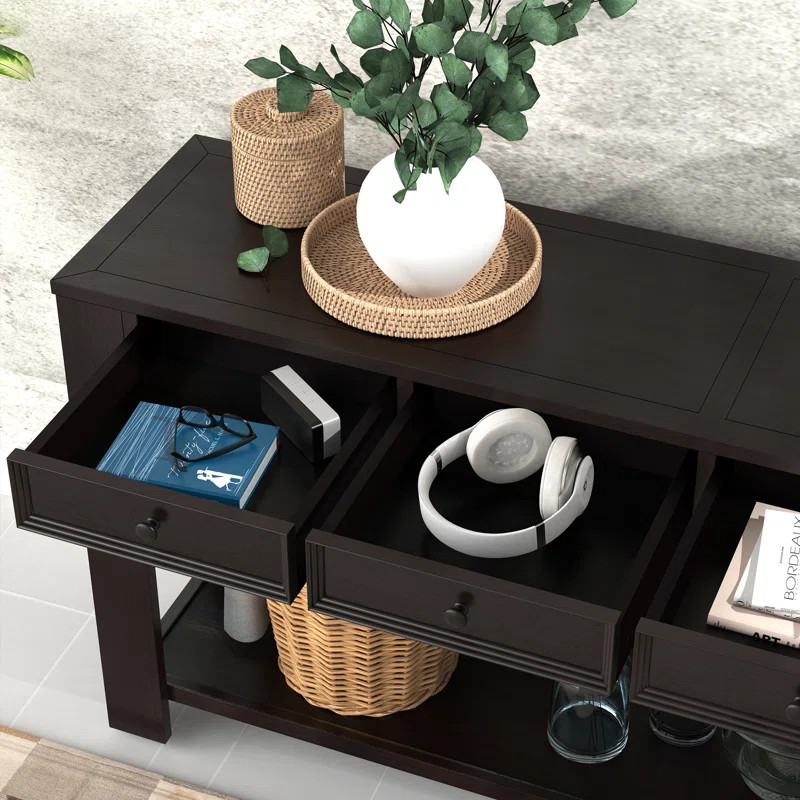 Oyog 64'' Solid Wood Console Table | Wayfair North America