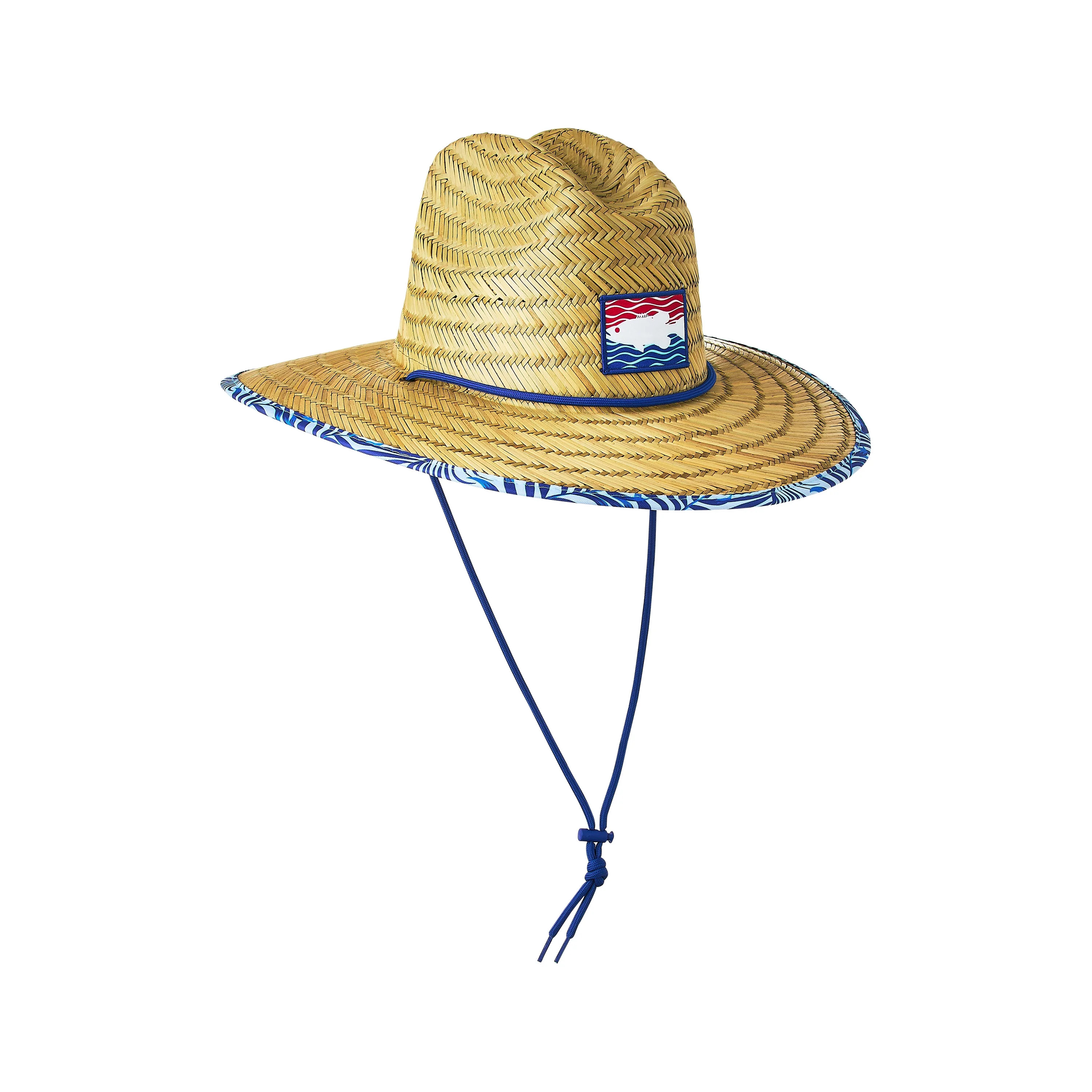 Patriotic Tropical Bass Straw Hat, by Way To Celebrate | Walmart (US)