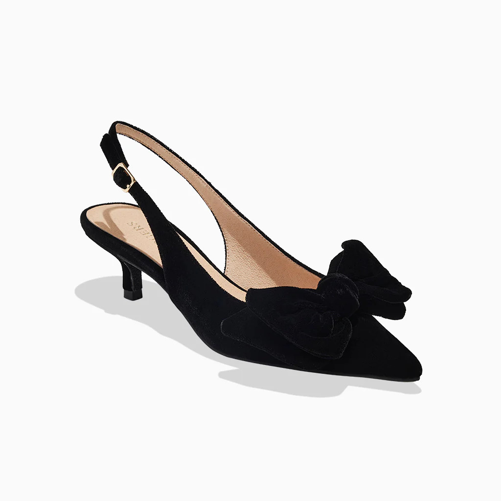 Debra Fabric Slingback Kitten Heel | Jack Rogers