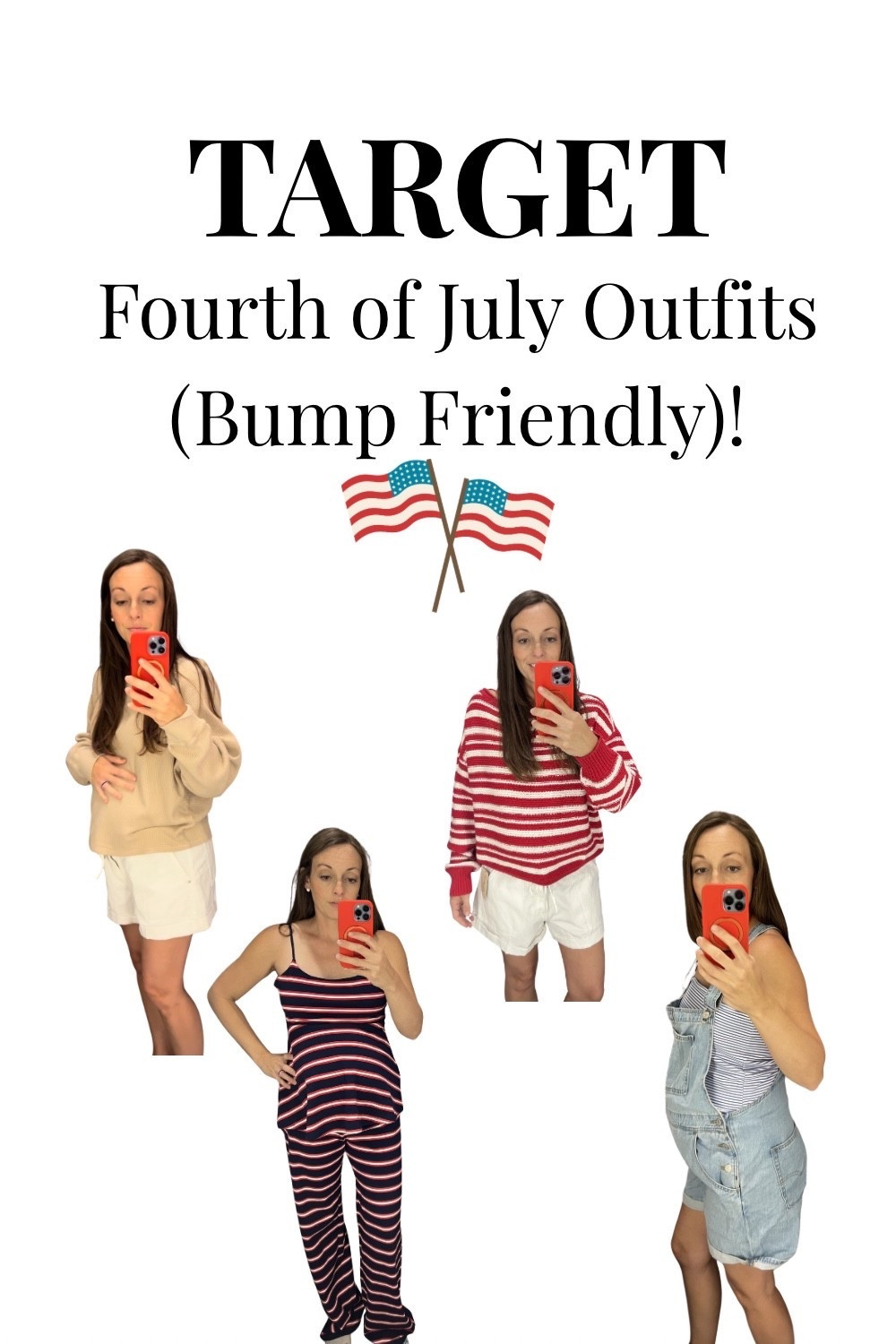 Red, white & bump friendly ❤️🤍💙

Rounded up a few of my favorite Target outfits that are comfortable for pregnancy and perfect for all your Fourth of July plans—from backyard BBQs to fireworks with the family. Affordable, easy to wear, and bump-approved!

✨ Shop all the looks through my LTK.

#LTKSeasonal #LTKBump