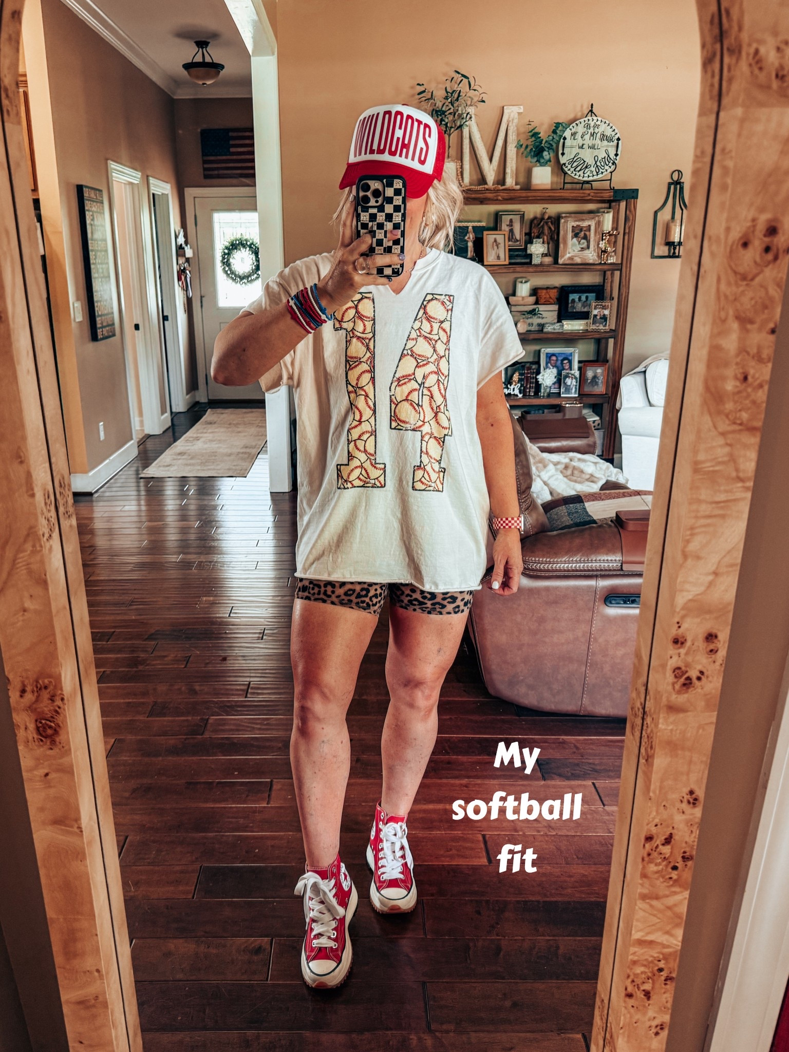 My softball fit 🥎
Customize tee - XL
Bike shorts - M
Converse - sized down 


#LTKStyleTip #LTKOver40 #LTKFindsUnder50