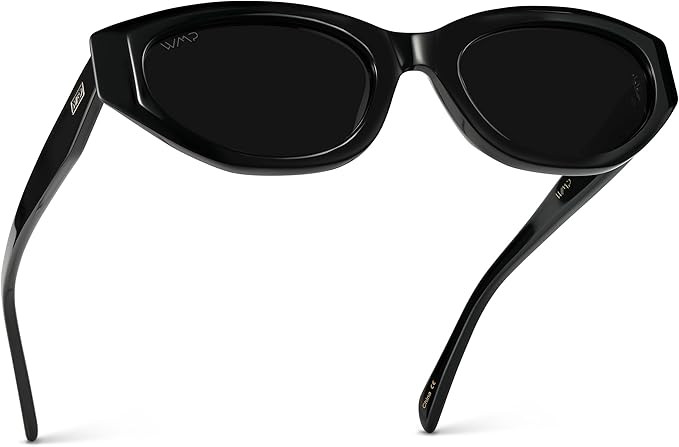 WearMe Pro - Women's Polarized Sunglasses, Narrow Fashion Cat-Eye Acetate Frame, Oval Lenses, Han... | Amazon (US)