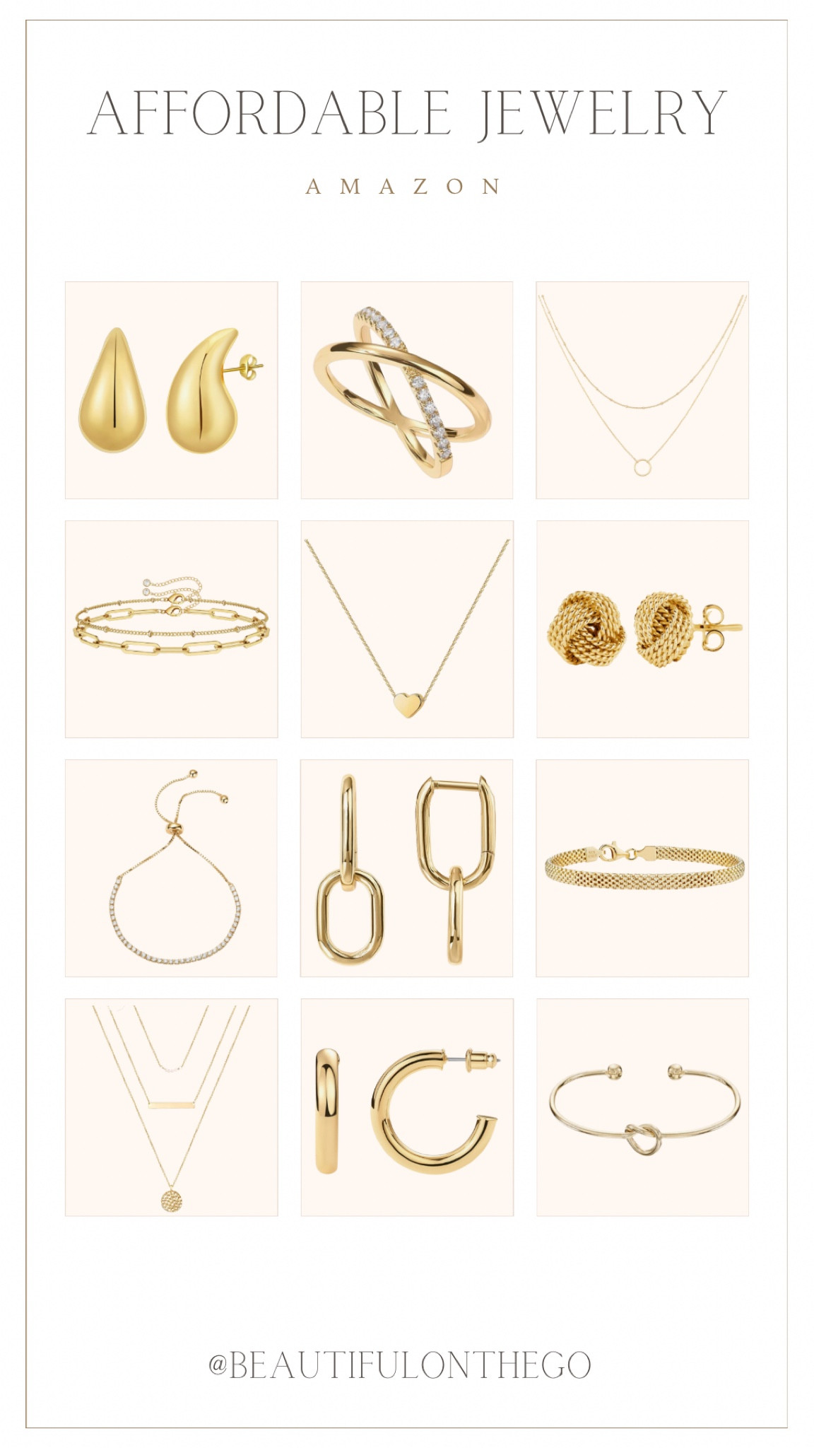 Affordable jewelry from Amazon! 
Best seller jewelry from Amazon that is trending. Gold jewelry, gold, bracelets, gold earrings, gold necklace.
#Amazon
#Amazonjewelry
#goldjewlery


#LTKGiftGuide #LTKSaleAlert #LTKFindsUnder50