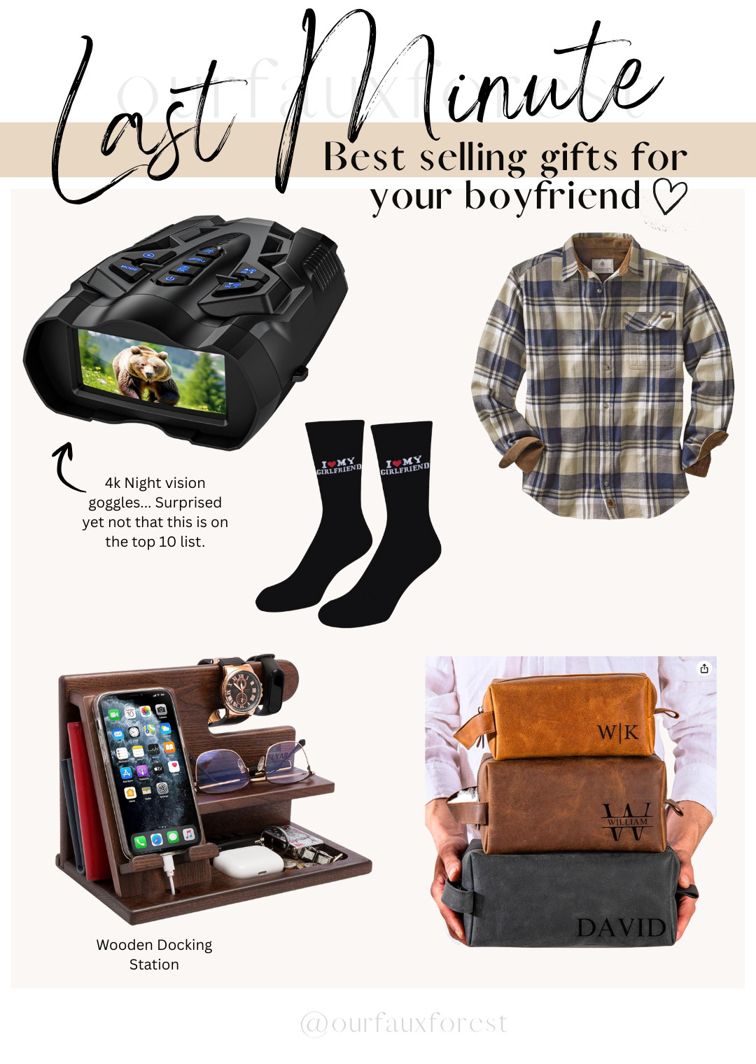Last minute gift ideas for your boyfriend (or guy in your life)! All top sellers and rated! Apparently night vision goggles are the next coolest thing because I keep seeing these things popping up everywhere! 

 #LTKGiftGuide #LTKHoliday #LTKMens