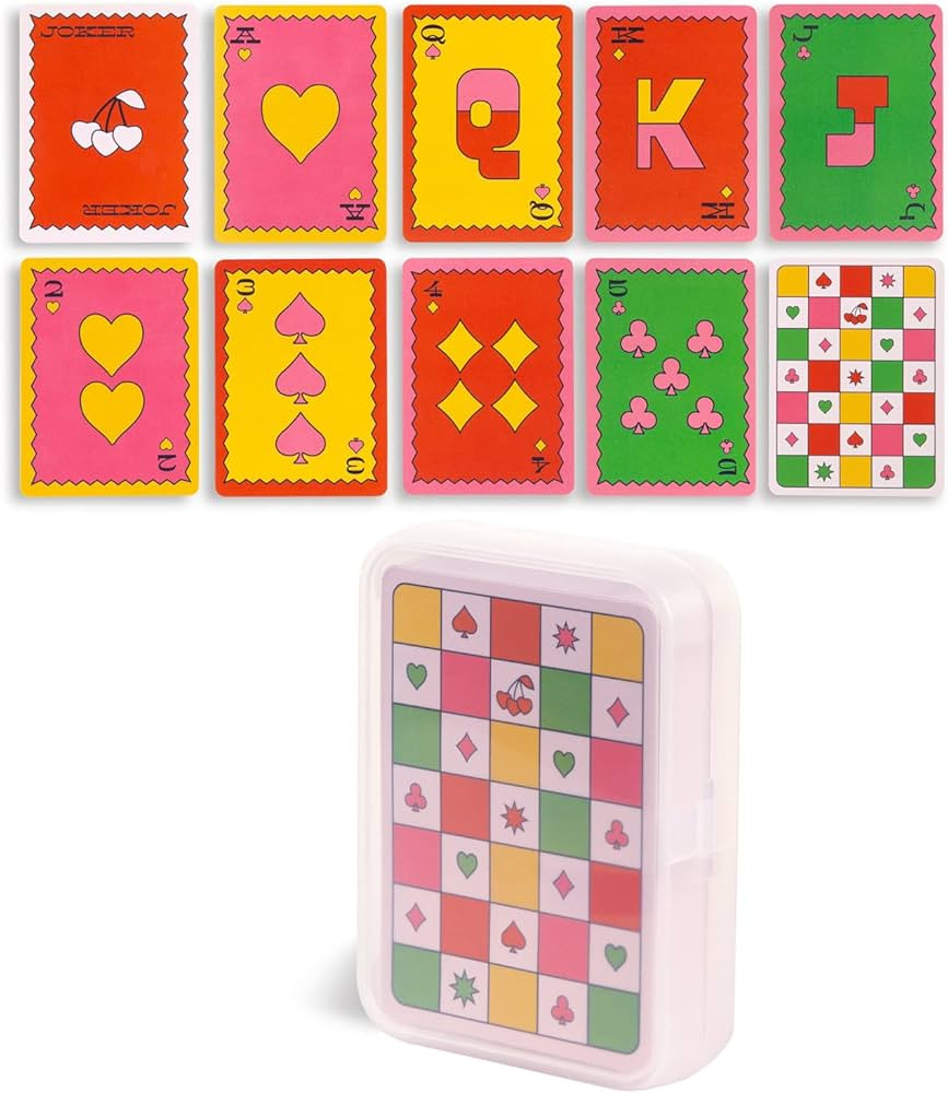 ban.do Game On! Waterproof Playing Cards, Standard 52 Deck of Cards, Waterproof Cards with Storag... | Amazon (US)