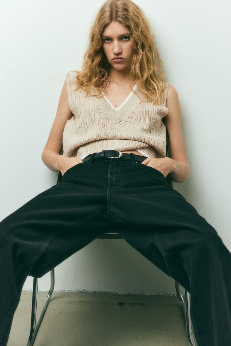 Sweater Vest - Light taupe - Ladies | H&M US | H&M (US + CA)