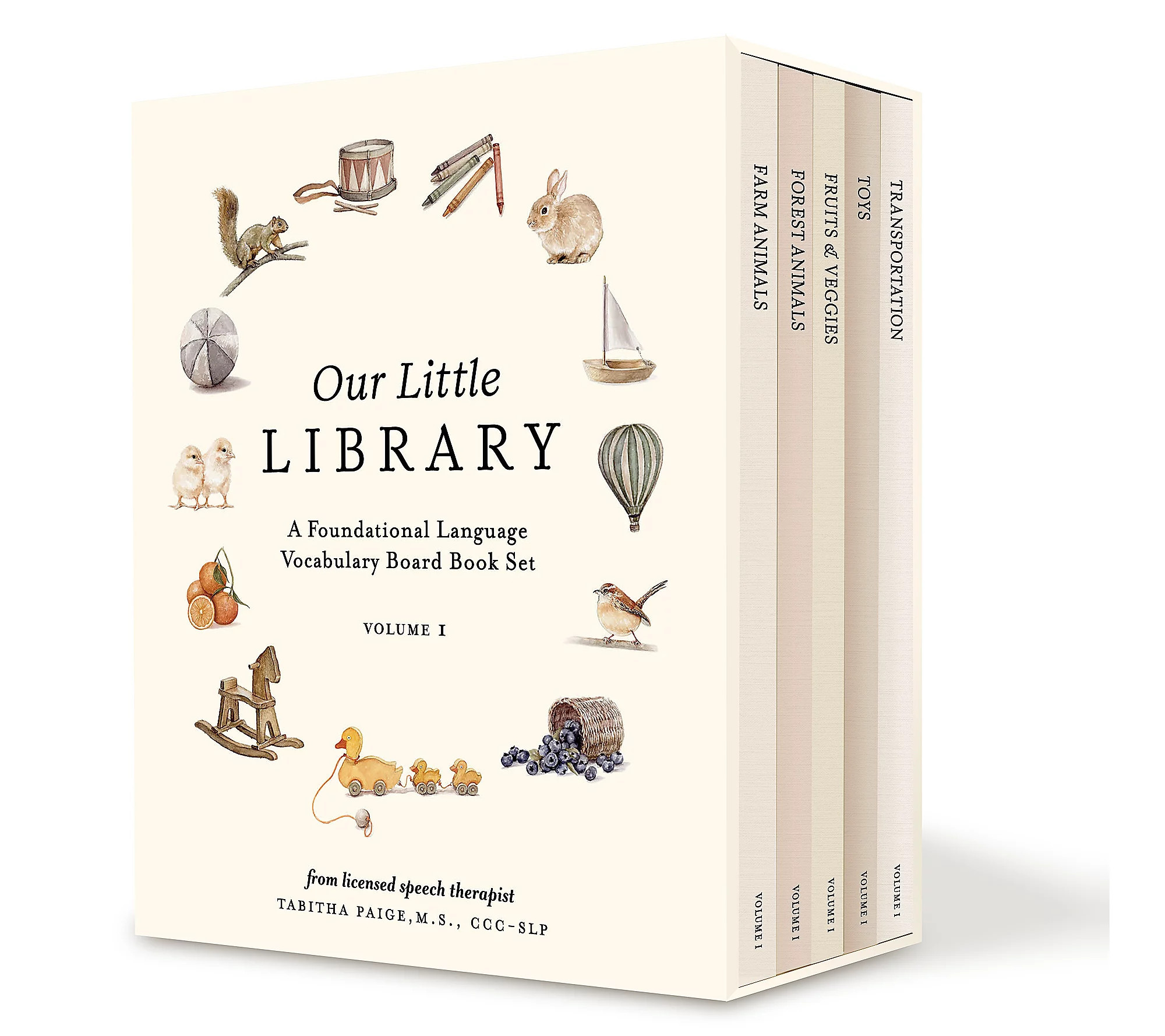 Our Little Library Book Set by Tabitha Paige | QVC