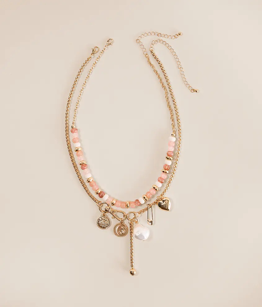 2 Pack Charm Necklace Set | Buckle