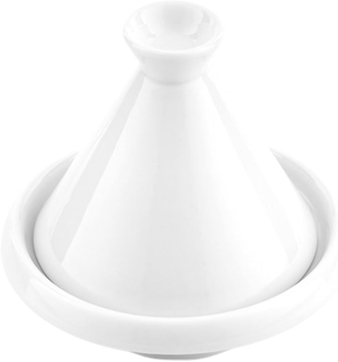 Restaurantware 3.5 Inch Tajine Pots, 10 Mini White Appetizer Bowls - Tajine Style, With Dome Cove... | Amazon (US)