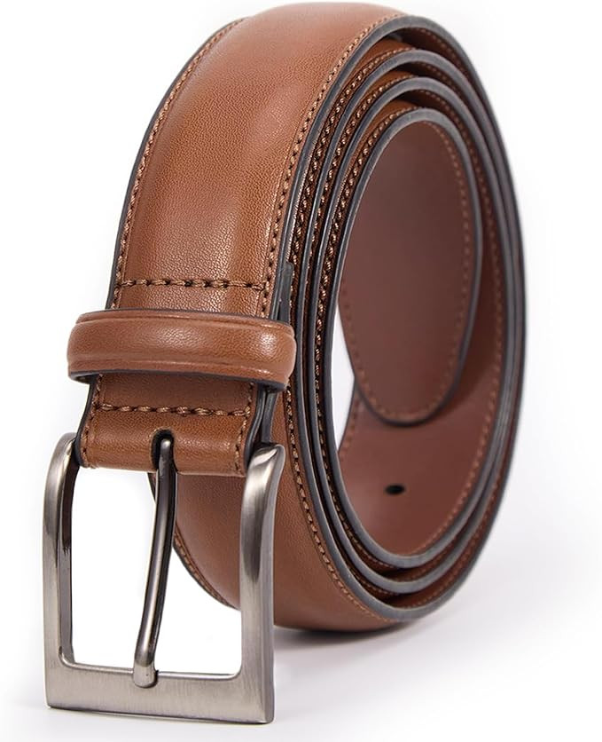 VATAN Men's Genuine Leather Dress Belts, Handmade Classic Every Day Leather Jeans Belt for Men Wo... | Amazon (US)