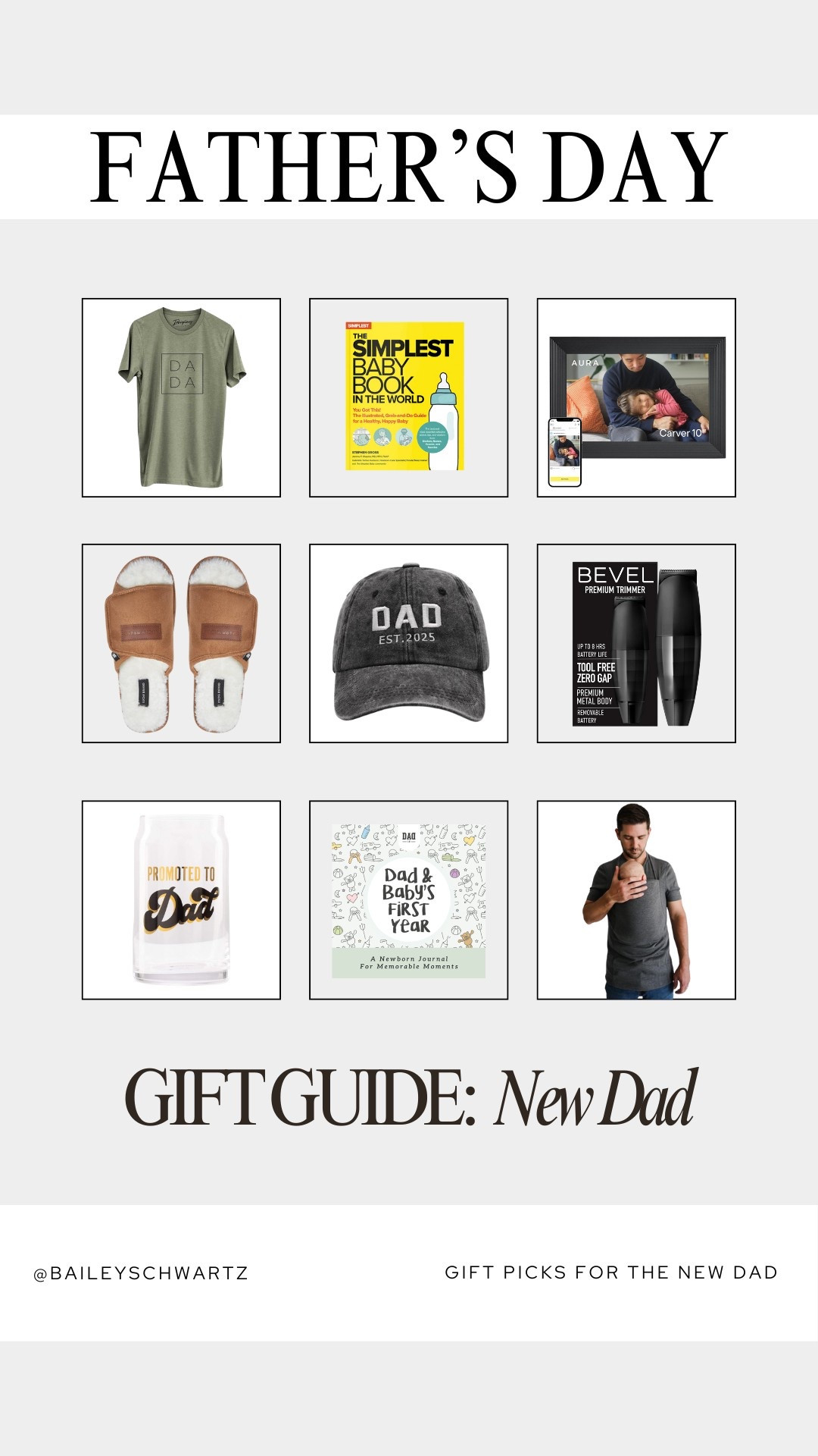gift guide (father’s day - for the new dad)

#LTKFindsUnder50 #LTKGiftGuide #LTKMens