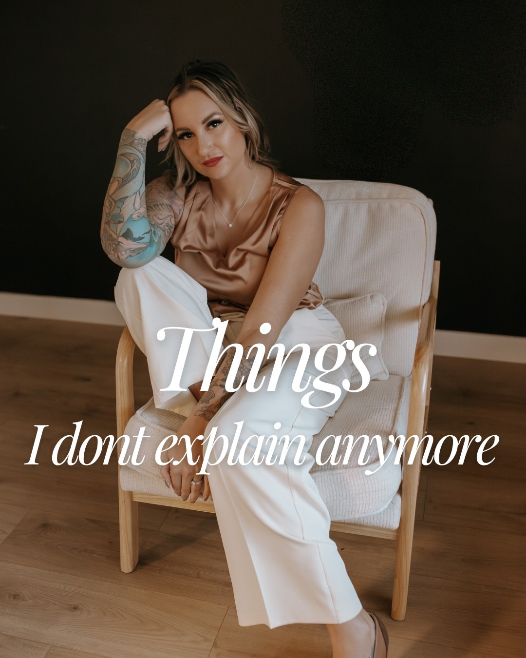 “Her” isn’t someone new.
She’s the version of me who rests without guilt, chooses peace, protects her energy, and invests in herself without explanation.

Becoming her has been a slow, intentional process — and I’m finally okay with that. 🤍

If you’re in this season too, you’re not alone.