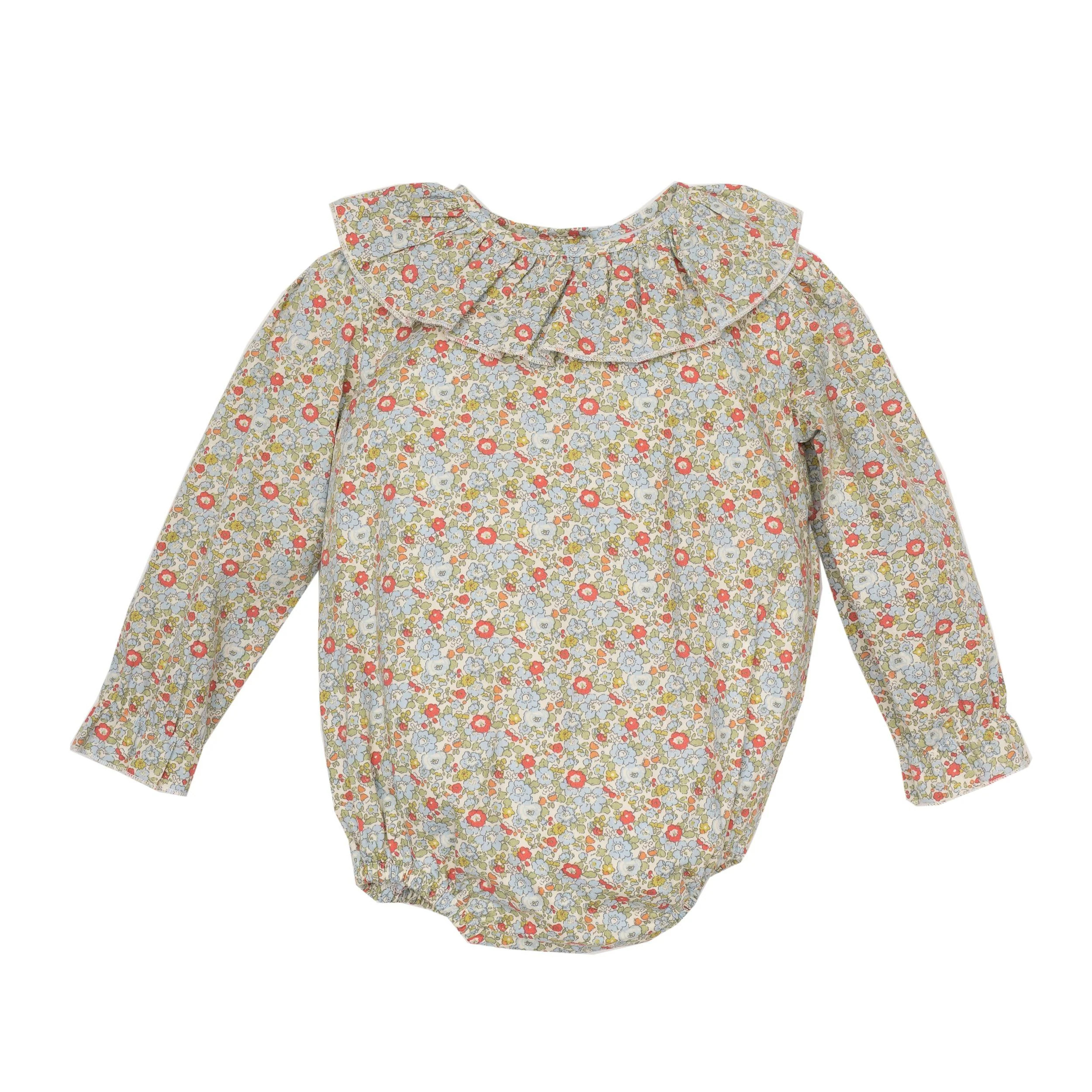 Posey Tan Floral Bubble | The Oaks Apparel Company