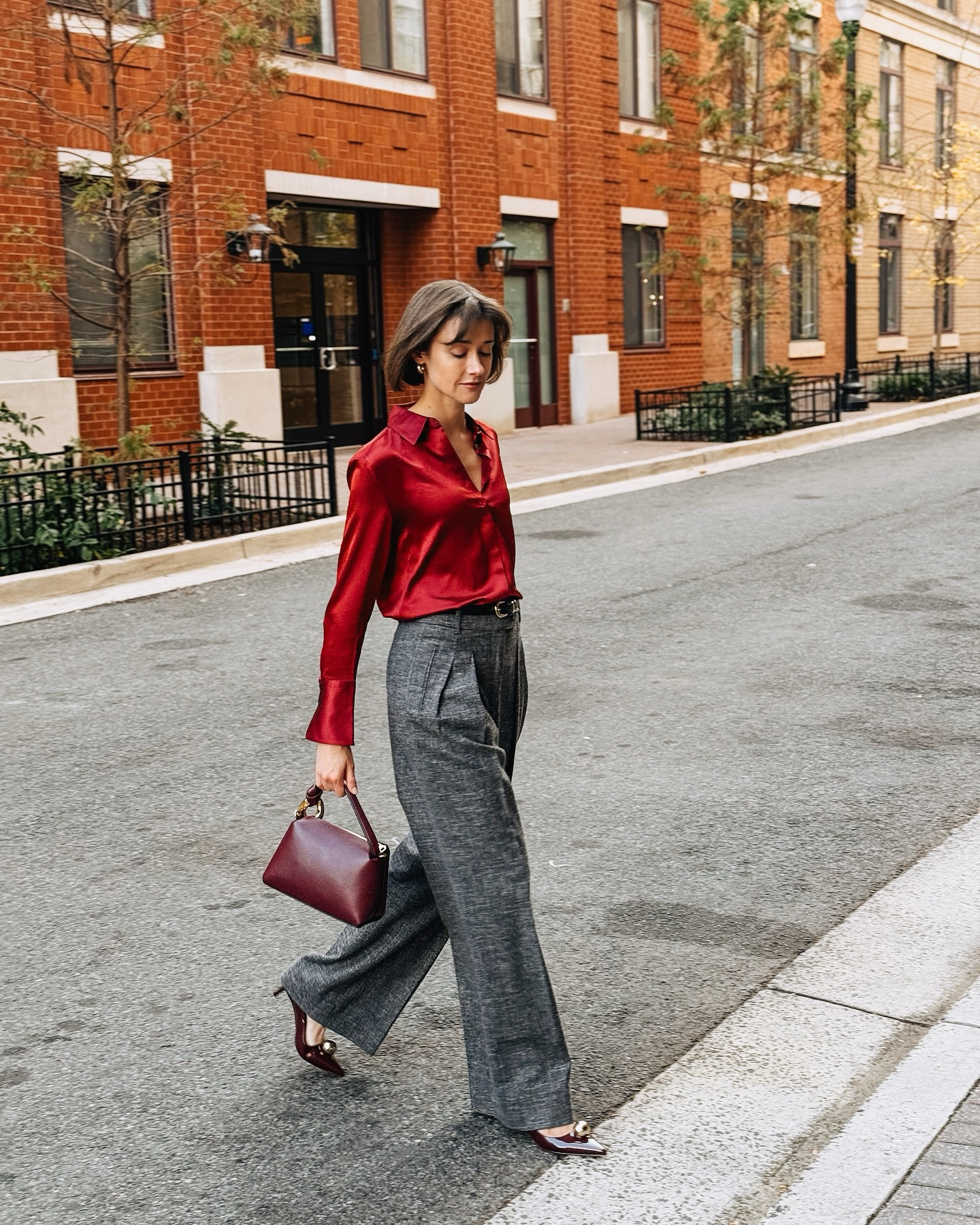 I love a luxurious fabric combo for work, but comfort is key. These oversized trousers are beyond comfortable and this blouse drapes like a dream. @mmlafleur strikes again! Both of these pieces are on sale as part of M.M. Lafleur’s site-wide sale. Highly recommend 👌

#LTKCyberWeek #LTKWorkwear #LTKSaleAlert