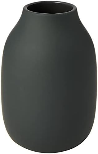 Blomus Vase Porcelain 15cm x 10.5cm / 6in x 4in - COLORA Peat Black | Amazon (US)