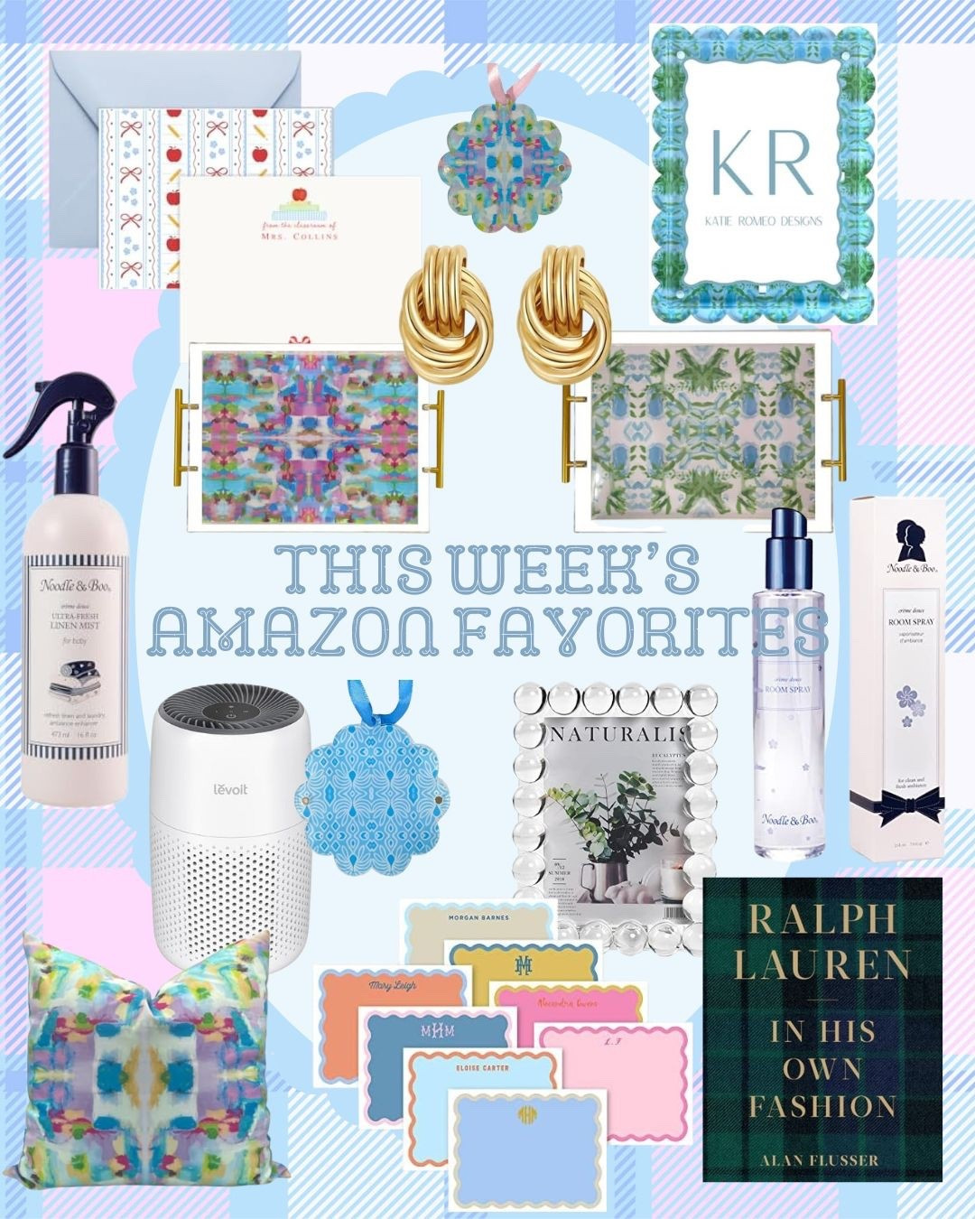 This Week’s Amazon Favorites 🩵

Noodle and Boo, acrylic tray, grandmillenial, home decor, acrylic ornament, acrylic frame, stationary, teacher gift, air filter

#LTKFindsUnder100 #LTKHome #LTKFindsUnder50