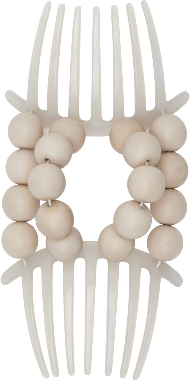 MERRMA - SSENSE Exclusive Gray Jarina Horn Claw Comb | SSENSE