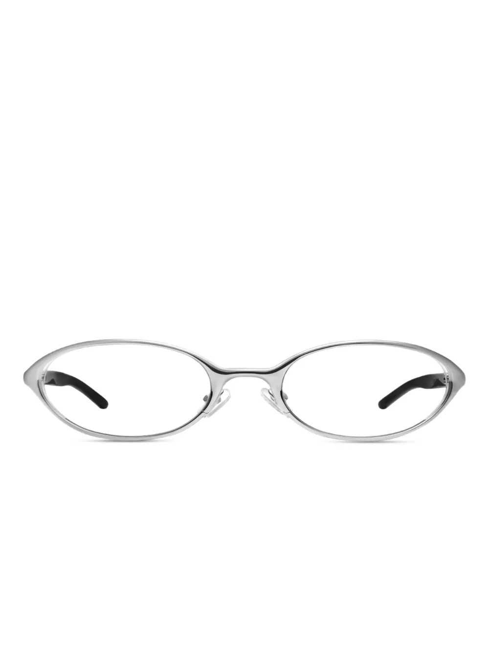 Gentle Monster Moody 02 oval-frame glasses - Silver | Farfetch Global