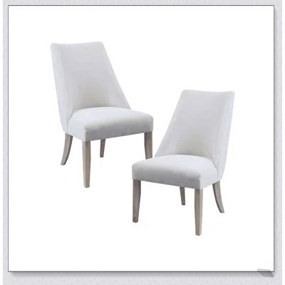 Upholstered Dining Chair Set of 2 with Comfortable Seating and Elegant Design for Modern Kitchens and Dining Rooms | Wayfair North America