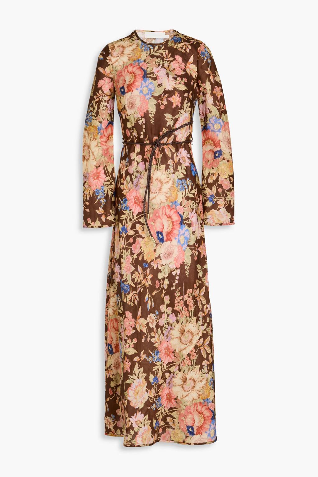 Floral-print linen maxi dress | The Outnet (US and CA)