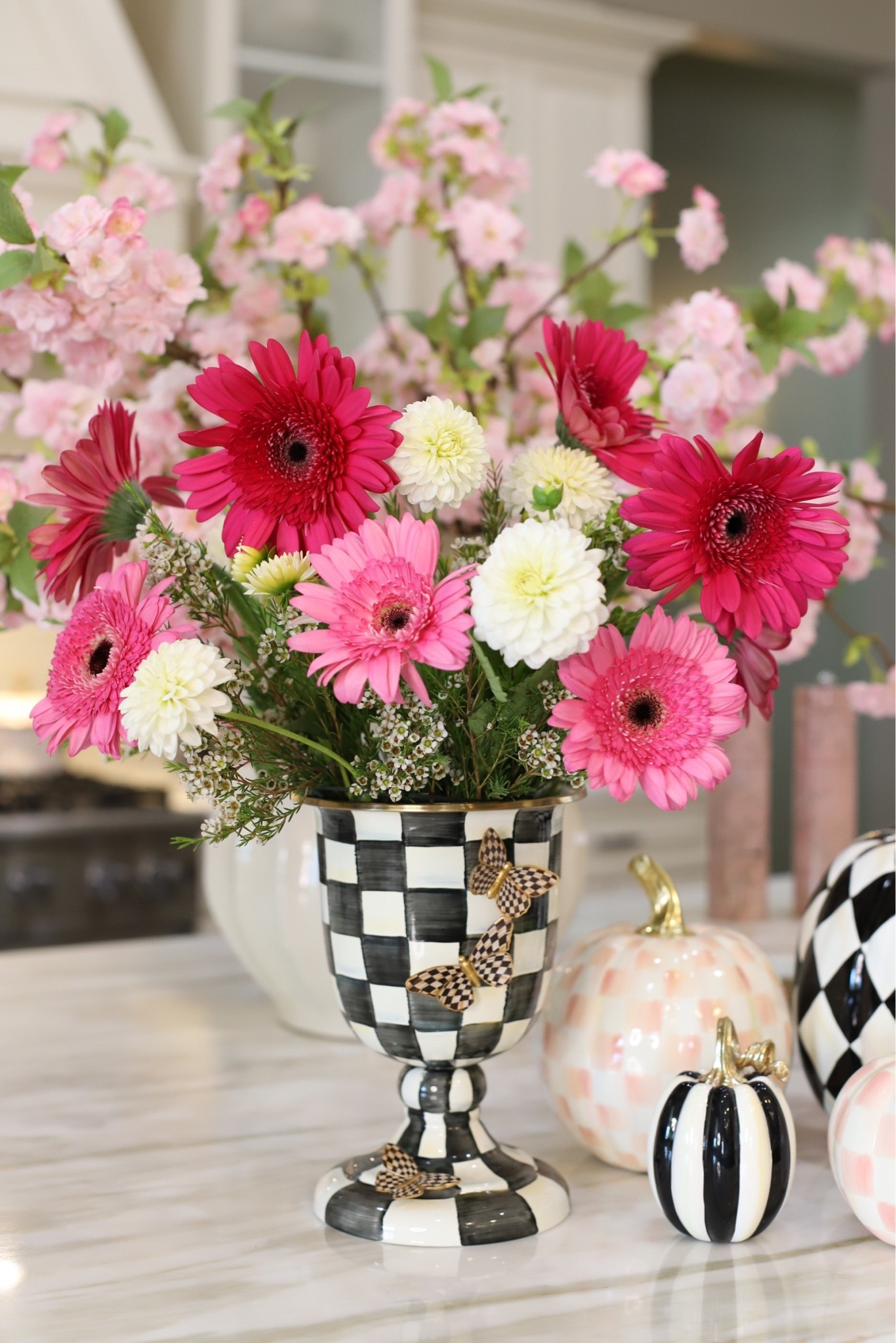 The only way we do Halloween around here 🎀🖤🦋✨

OBSESSED with these little magnetic butterflies!!! 🦋 Such an easy way to give a fall floral arrangement a girly Halloween moment.
 
@MacKenzie-Childs

#LTKHome #LTKSeasonal #LTKselfcare