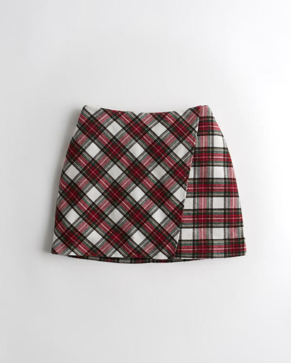 Girls Ultra High-Rise Plaid Mini Skirt | Girls Bottoms | HollisterCo.com | Hollister (US)