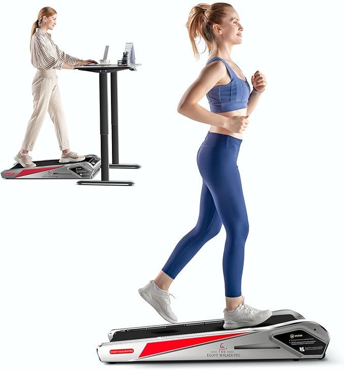 Egofit Walker Pro Under Desk Treadmill Small Compact Walking Treadmill with Incline 5° Fit Stand... | Amazon (US)