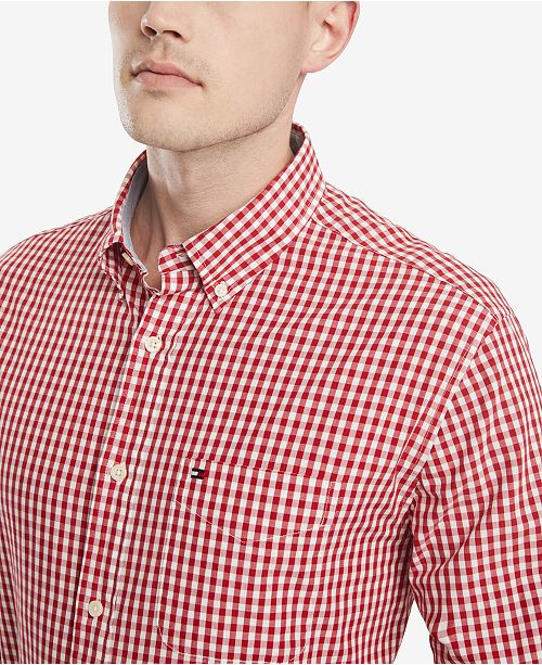 Men's Classic Fit Twain Check Shirt, Created for Macy's | Macys (US)