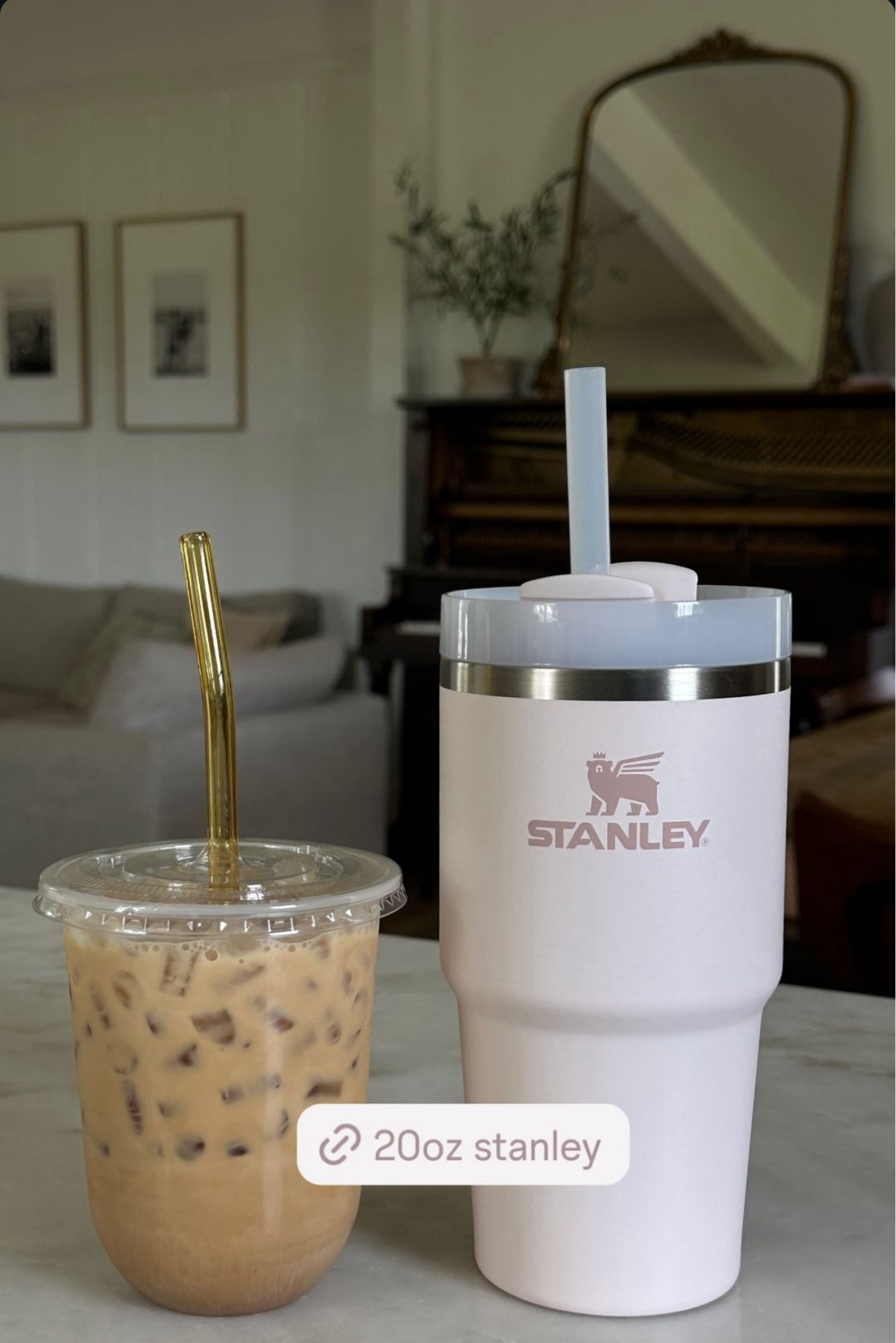 Cutie on the Go must-haves 🤍 Rose Stanley, Glass Latte Cups ☕️ The lovely mirror is linked too! 🪞

#LTKGiftGuide #LTKHome #LTKHoliday
