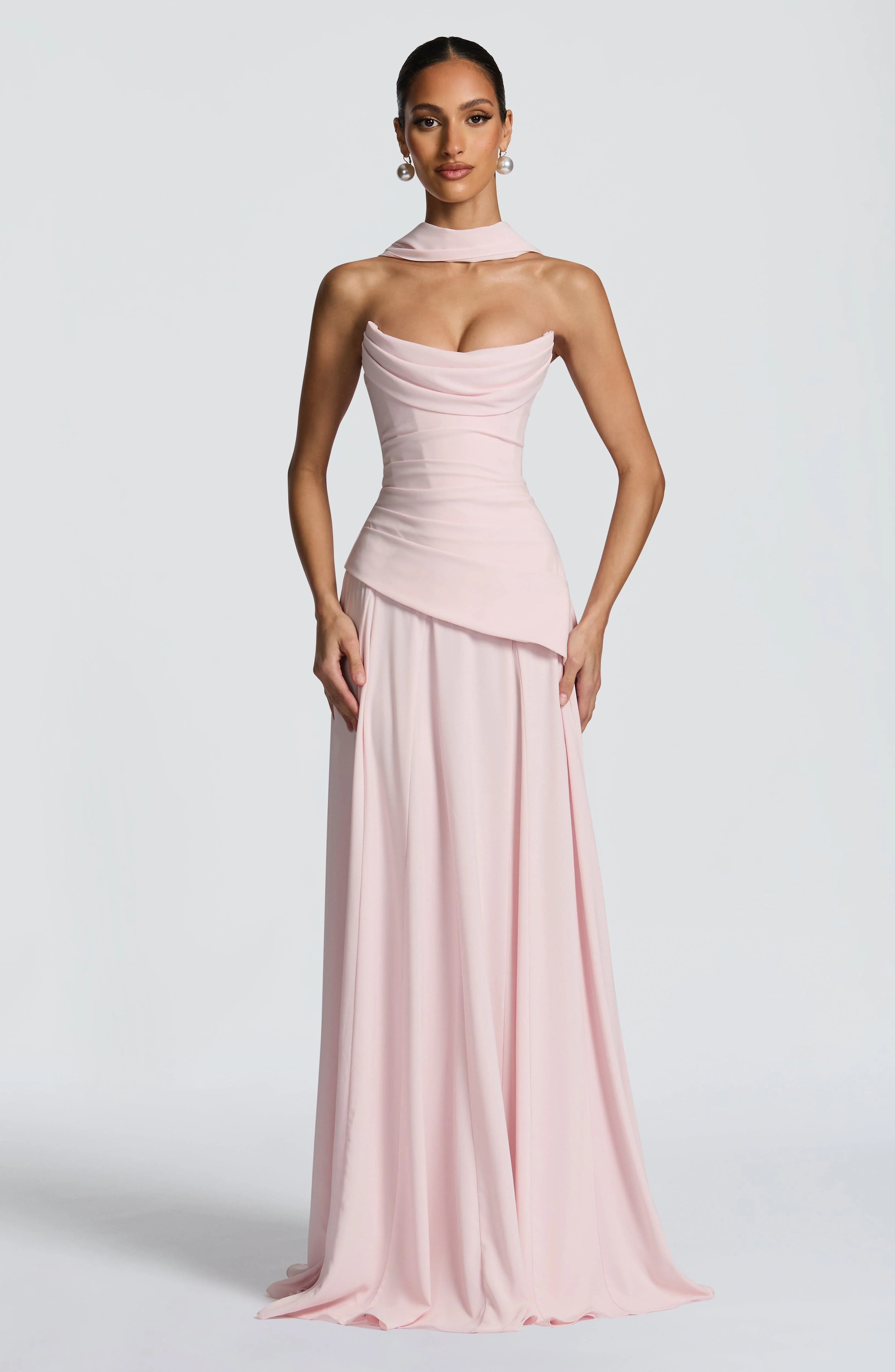Patricia Maxi Dress - Blush | Babyboo (global)