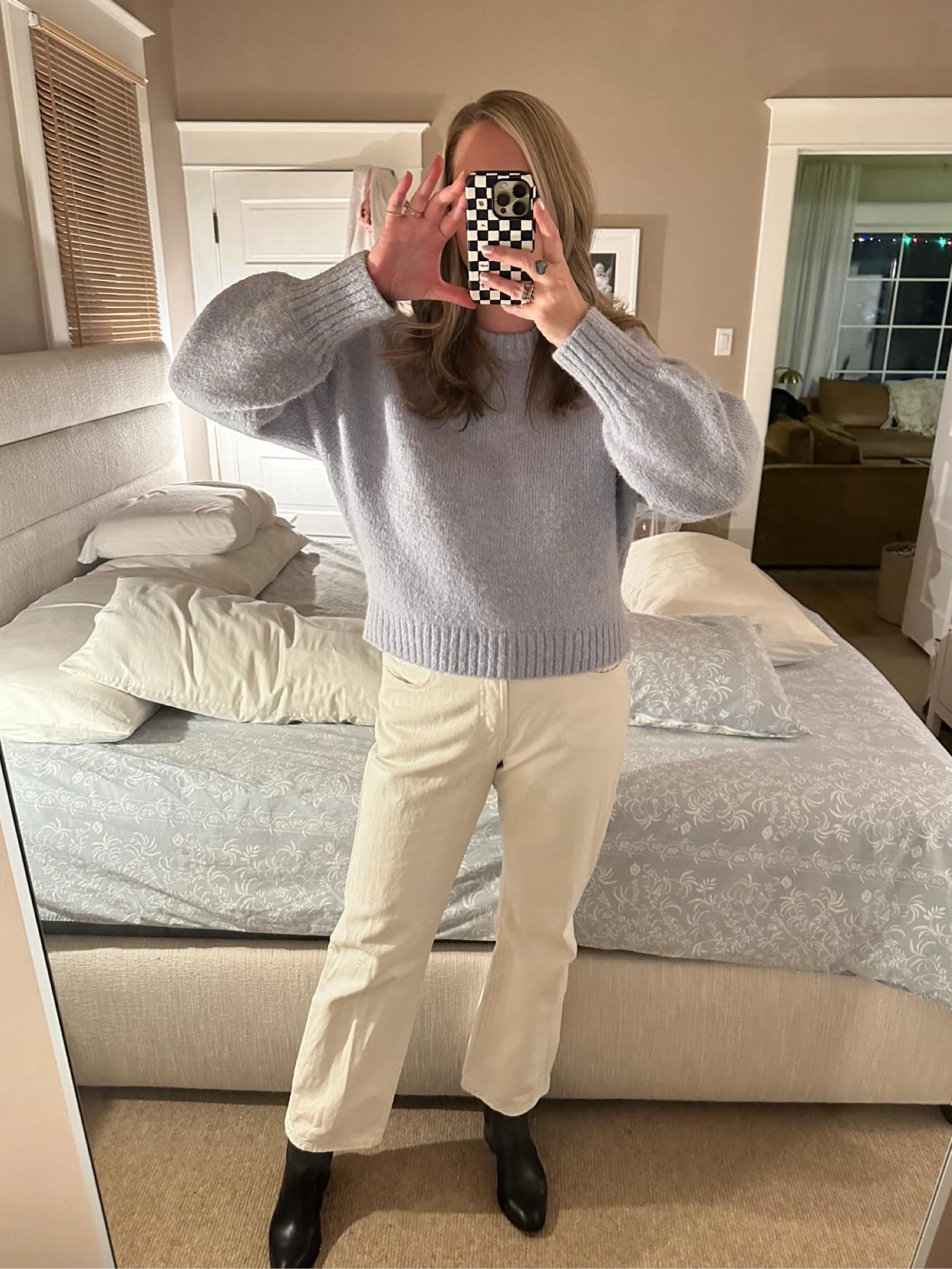 The best white jeans. Size up for a baggier fit. 

#LTKfindsunder100 #LTKstyletip