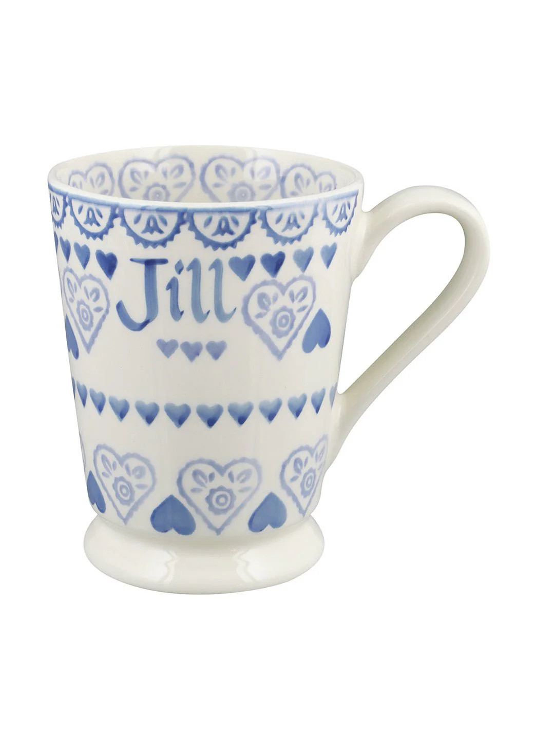 Personalised Blue Sampler Cocoa Mug | Emma Bridgewater (UK)
