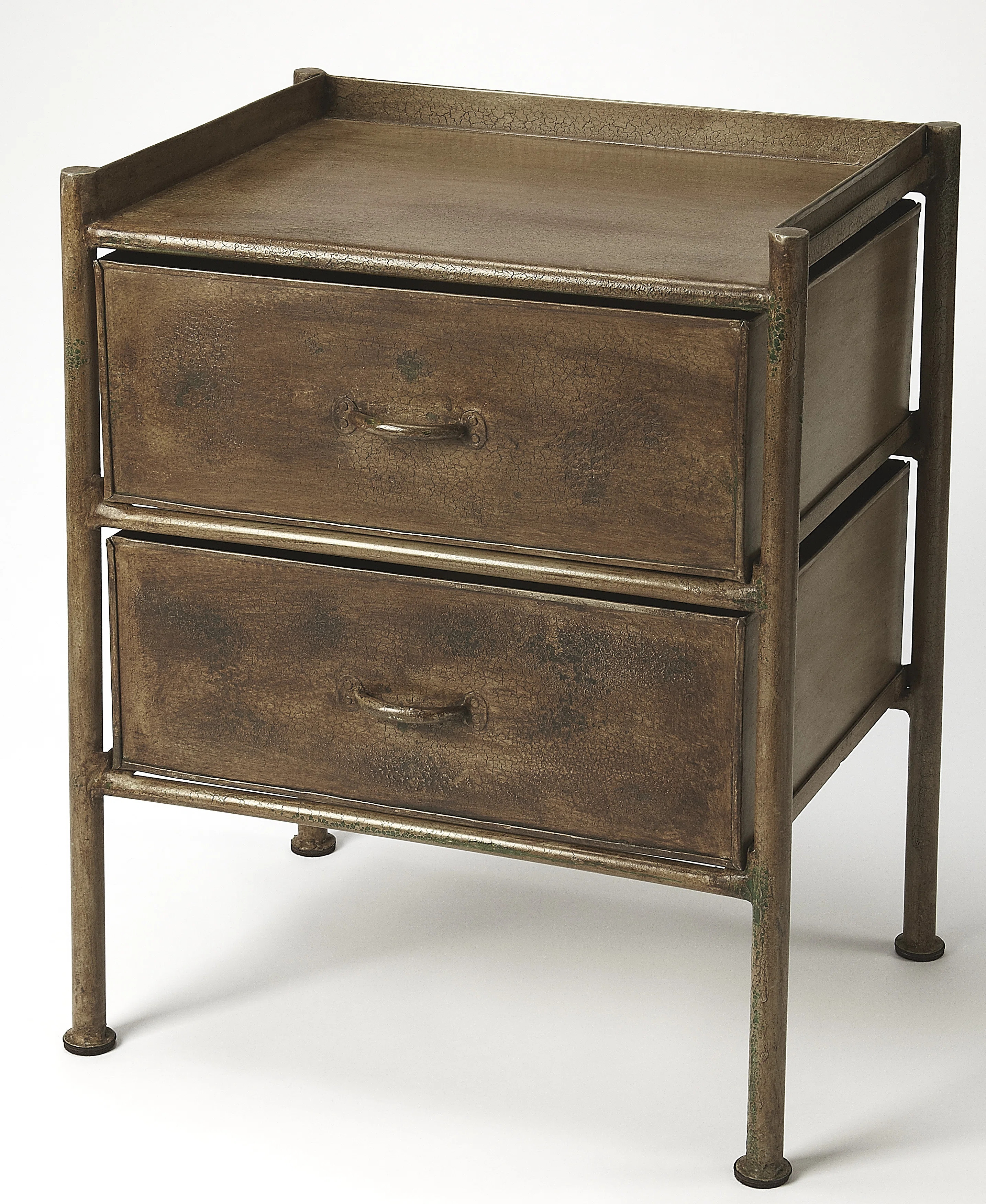 Cameron Industrial Chic Side Table | Perigold