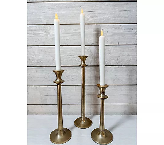 Make Your Selection: Simply Stunning Set of 3 Spring Taper Set by Janine Graff | QVC