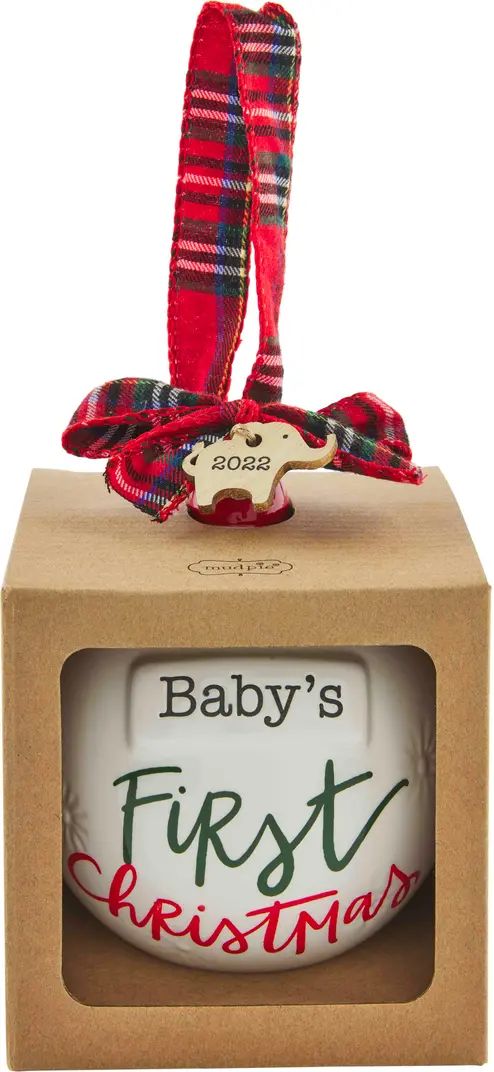 Mud Pie Baby's 1st Christmas 2022 Ornament | Nordstrom | Nordstrom