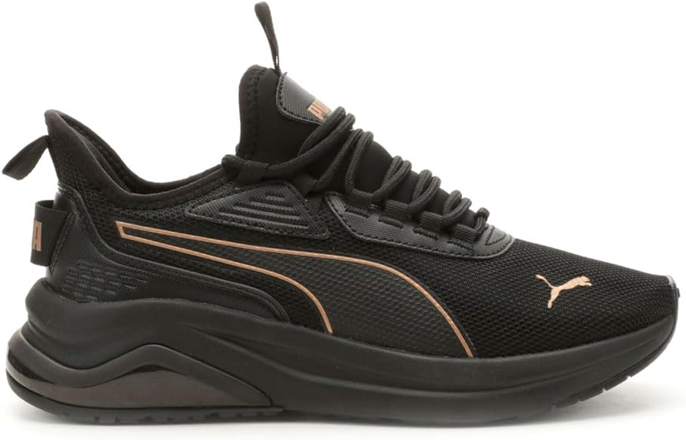 Puma Women's Amplifier, Puma Black-Puma Gold, 9 | Amazon (US)