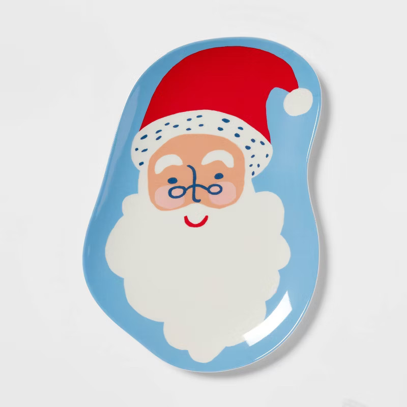 Melamine Figural Santa Dinner Plate White - Wondershop™ | Target