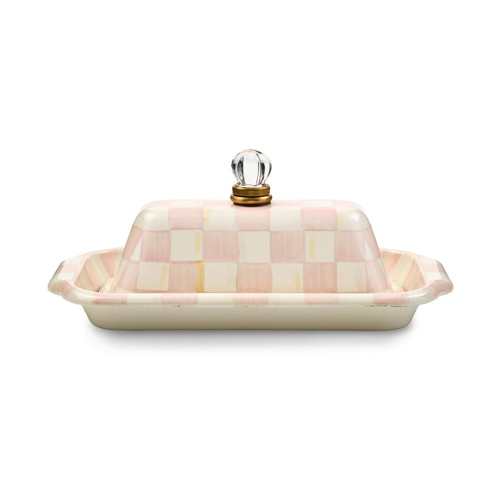 Rosy Check Butter Box | MacKenzie-Childs