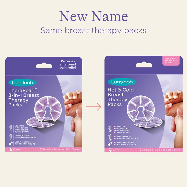 Lansinoh Hot & Cold Breast Therapy Packs with Covers, 2 Pack - Walmart.com | Walmart (US)