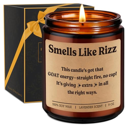 Miracu Rizz Candle, Teen Girl, Teen Boy Gifts, Funny Birthday Gifts for Teenage Boys Girls, Christmas Nephew Niece Presents from Aunt, Gen Z, Teens 16-18, 13, High, Middle School Teenager Party Favor | Amazon (US)