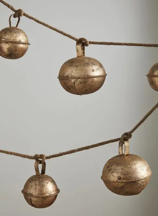 Holiday Accents Sleigh Bell Garland | Antique Farm House