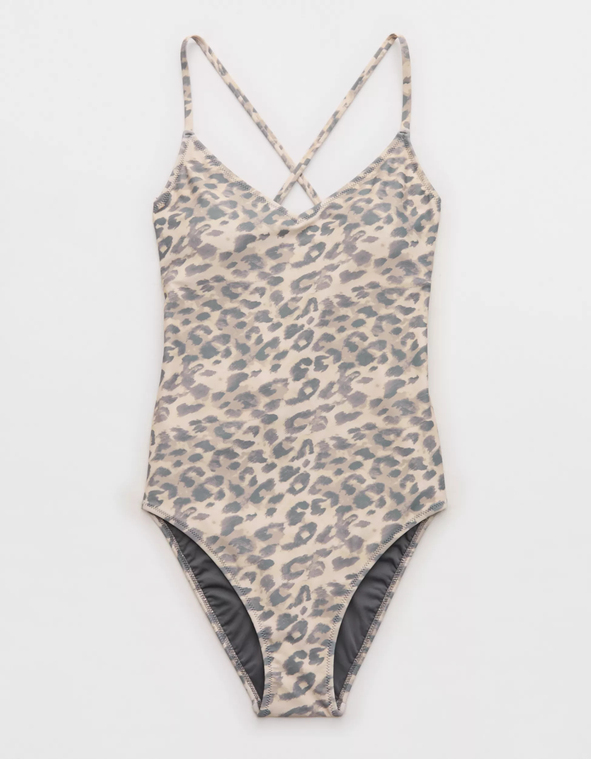 Aerie Strappy Full Coverage One Piece Swimsuit | American Eagle Outfitters (US & CA)