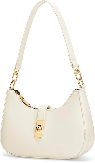 KKXIU Shoulder Bag for Women Cute Hobo Vegan Leather Handbag | Retro Clutch Underarm Bag Small Cr... | Amazon (US)