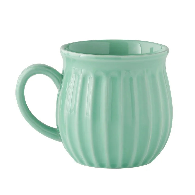 The Pioneer Woman Colette 12 oz Green Stoneware Mug - Walmart.com | Walmart (US)