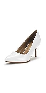 DREAM PAIRS Women's Lowpointed Low Heel Dress Pump Shoes | Amazon (US)