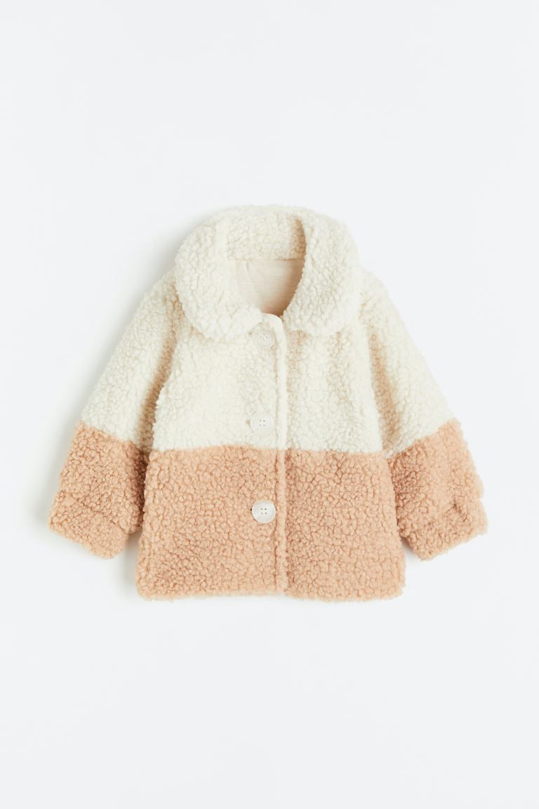 Collared teddy jacket | H&M (US + CA)