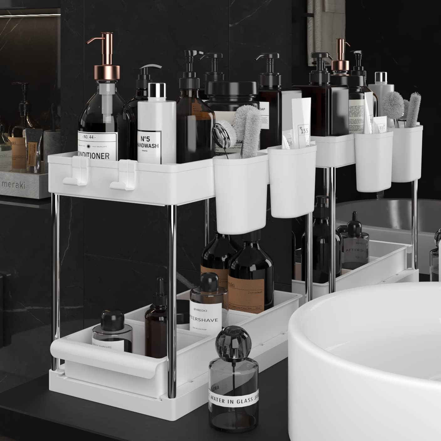 GVPS Tidy Help Under Sink Organizer, Bathroom Cabinet Organizer, Under Sink Organizers and Storag... | Amazon (US)