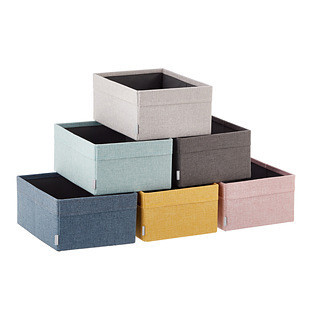 Poppin® Storage Bin Light Grey | The Container Store