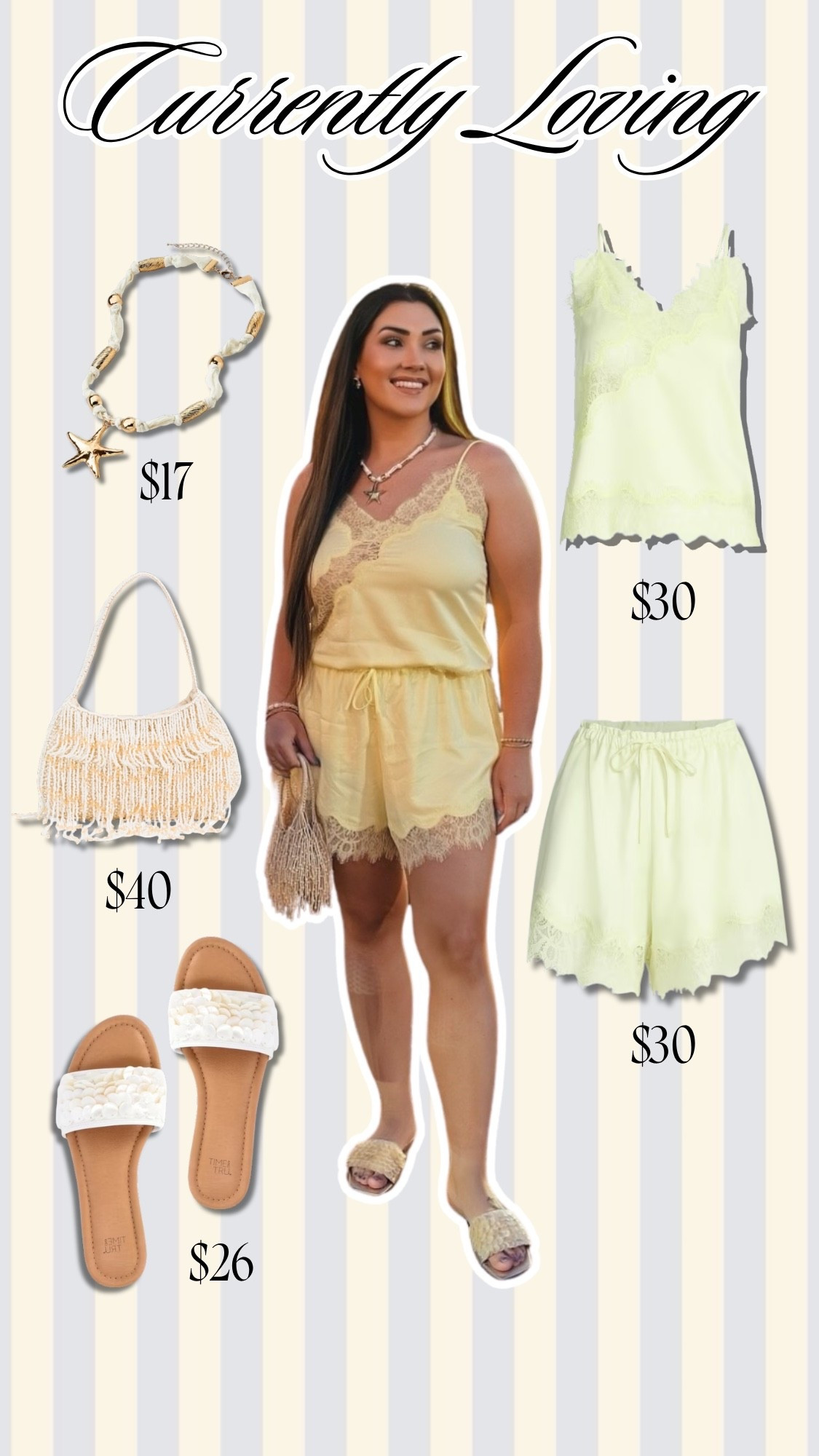 I wore this cutie matching set while on vacation! I loved the lace details and yellow always pops when you have a fresh tan ☀️

#LTKootd #LTKgrwm #LTKmomlife